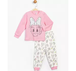 Пижама Дейзи Дак, Плуто, Дональд Дак, Микки Маус, Минни Маус 86 см (1 год) Disney MN16082 Бело-розовый Пижама Дейзи Дак, Плуто, Дональд Дак, Микки Маус, Минни Маус 86 см (1 год) Disney MN16082 Бело-розовый