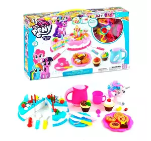 Набор посуды и продуктов Pony 63 предмета со световым эффектом разноцветный 69961048
