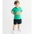Костюм (футболка, шорты) 68-74 см (6-9 мес) Panolino PL17526 Сине-зеленый 8691109878182