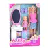 Кукла с ребенком 28 см Kimi ванная комната Разноцветная 6990298434653