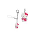 Брелок Hello Kitty Sanrio Бело-красный 4045316481286