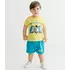 Костюм (футболка, шорты) Batman 68-74 см (6-9 мес) Cimpa BM17305 Желто-голубой 8691109873583