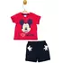 Костюм (футболка, шорты) Mickey Mouse 68-74 см (6-9 мес) Disney MC17259 Черно-красный 8691109875297