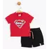 Костюм (футболка, шорты) Superman 68-74 см (6-9 мес) Cimpa SM15557 Черно-красный 8691109794550